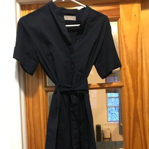 Everlane Navy Belted Shift Dress - Size 0
